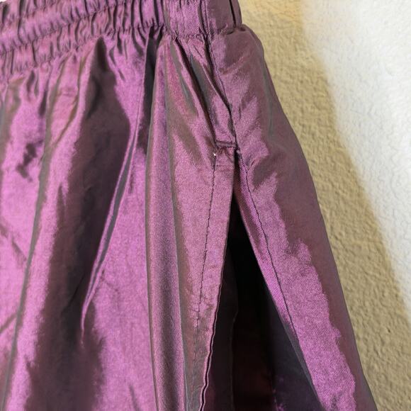 Outbrook Windbreaker Track Suit Womens Sz 1X Maroon Blue Full Zip Pull On Pants - Picture 8 of 12